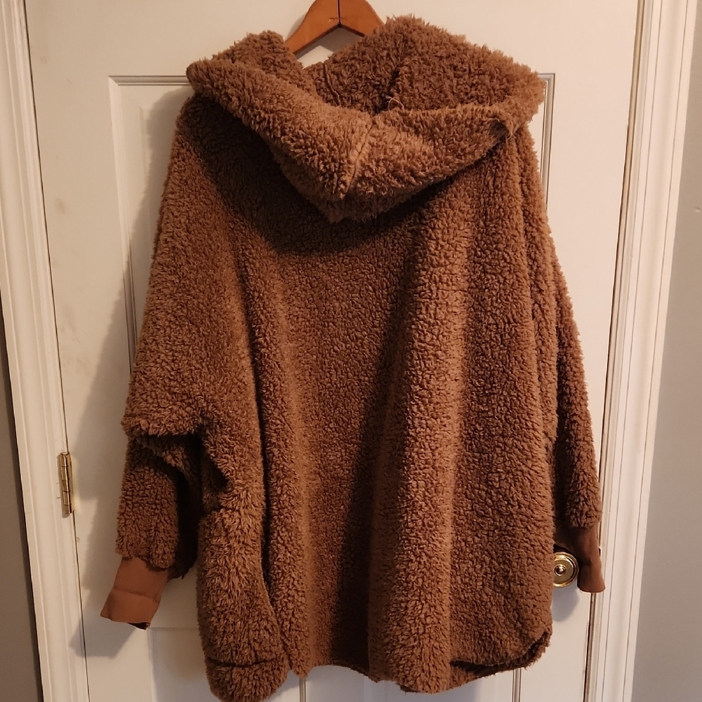Ashley By 26 International Brown Teddy Jacket - Picture 3 of 4